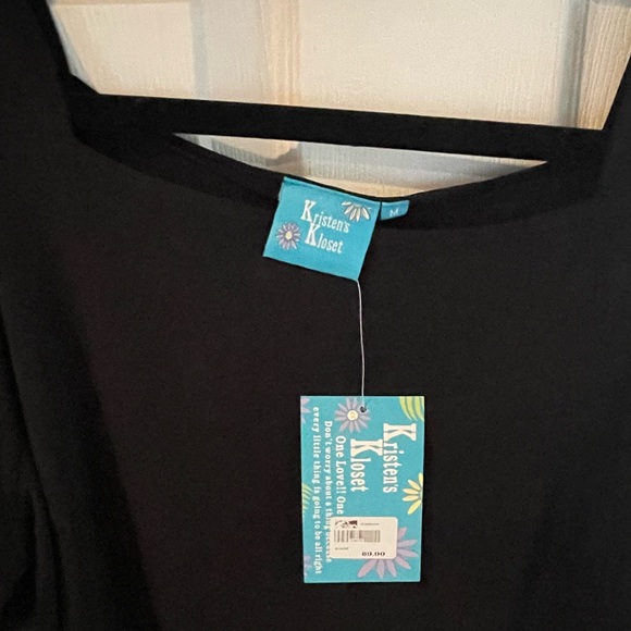 Kristen’s Kloset Rhinestone Sleeves Blouse - Picture 3 of 4